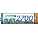 Panasonic rechargeable battery NiMh 2700mAh AA/2B