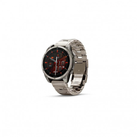 Garmin Fenix 8 3.56 cm (1.4") AMOLED 47 mm Digital 454 x 454 pixels Touchscreen Titanium Wi