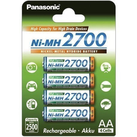 Panasonic aku NiMh 2700mAh AA/4B