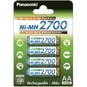 Panasonic rechargeable battery NiMh 2700mAh AA/4B