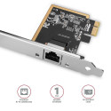 Axagon network card PCIE 1GBE 1port/SP&LP PCEE-GRF