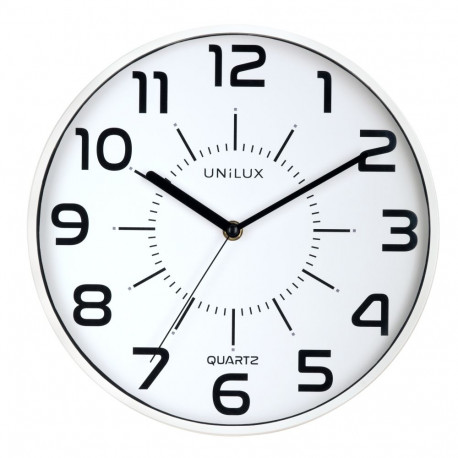 Unilux wall clock POP 28cm, white