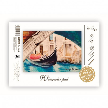 Joonistusplokk akvarell SMLT A3 200g, 10 lehte