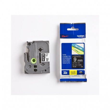 Lint Brother TZE325 9mm valge/must 8m