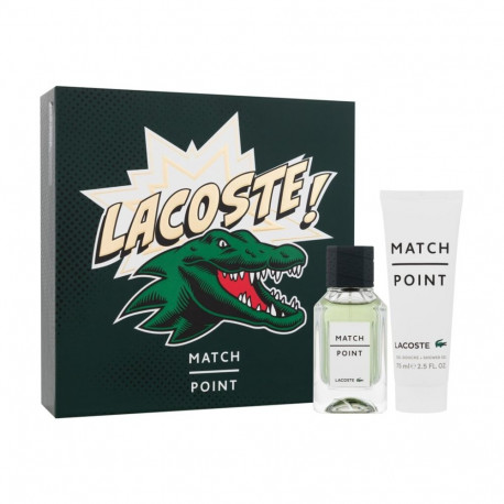 Lacoste Match Point Eau de Toilette (50ml) (Edt 50 ml + Shower Gel 75 ml)
