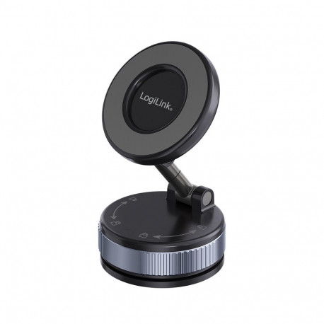 Magnetic smartphone hole r with vacuum suction