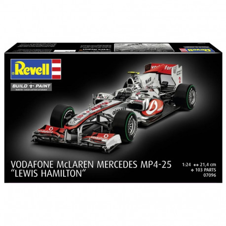 Plastic model Mclaren Mercedes MP4-25 L. Hamilton