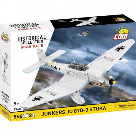 COBI World War II Junkers JU 87D-3 Stuka – 556 Piece Building Block Set