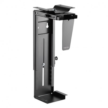 Adjustable desk/wall holder for a computer