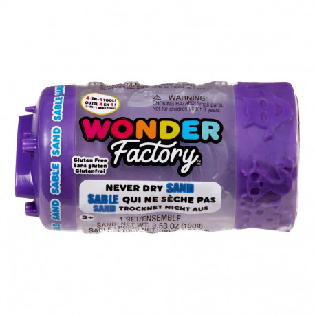 WONDER FACTORY Never Dry Kinetic Sand, 1 pcs
