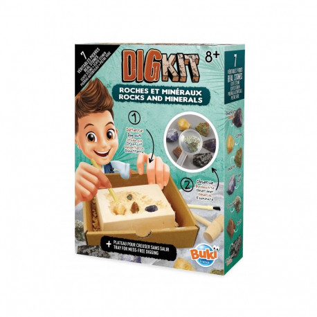 Kaevekomplekt, Buki, kivid ja mineraalid