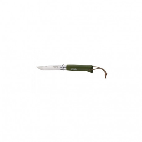 Opinel Trekking Nr 8 Stainless Steel, Khaki