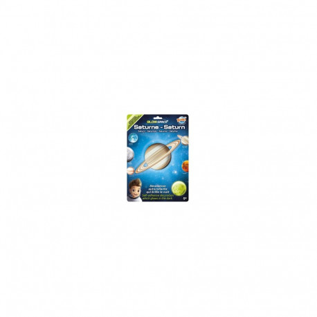 Fosforestseeruv kleebis 3D planeet - Saturn, Buki
