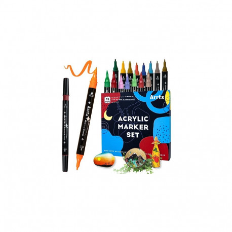 Acrylic Marker Pens ARRTX, 32 Colours