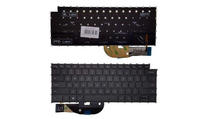 Keyboard DELL XPS 9500, with backlight, US