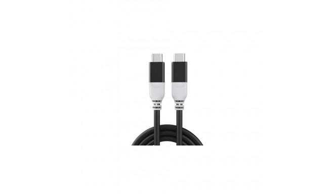 Cable USB-C - USB-C, PD100W, USB4 (black, 3m)