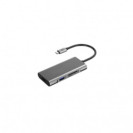 Adapter USB Type-C - 3 x USB 3.0, Type-C PD, HDMI, SD, TF