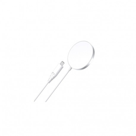 Magnetic Wireless Charger CHOETECH, 15W, iPhone 14, white