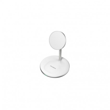 Magnetic Wireless Charger with Stand CHOETECH, 2in1, 15W, white
