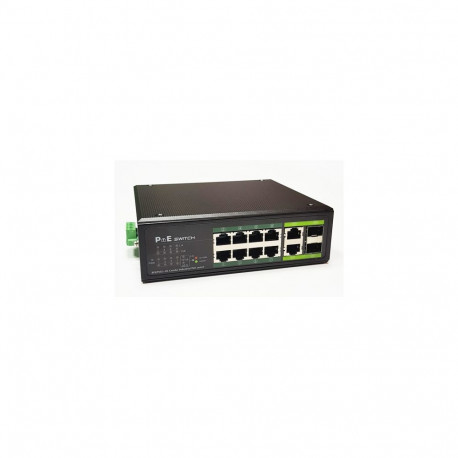PoE switch 8ch 100Mbps +2G uplink 2 SFP