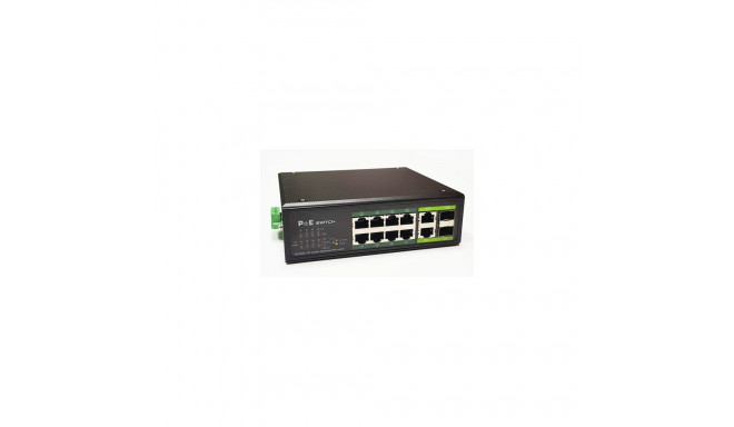 PoE switch 8ch 100Mbps +2G uplink 2 SFP