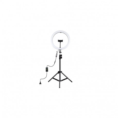 LED Ring Lamp 30cm With Desktop Tripod Mount Up To 1.1m, Phone Clamp