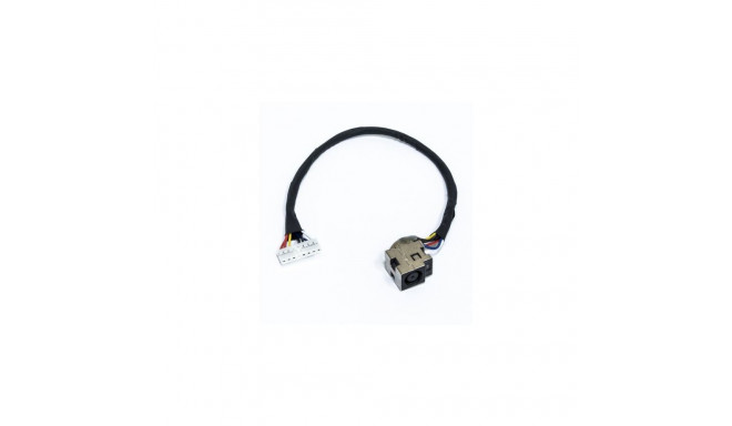 Power jack with cable, HP G62, COMPAQ CQ62