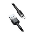 Baseus Cafule USB Lightning Cable 1,5A 2m (Gray+Black)