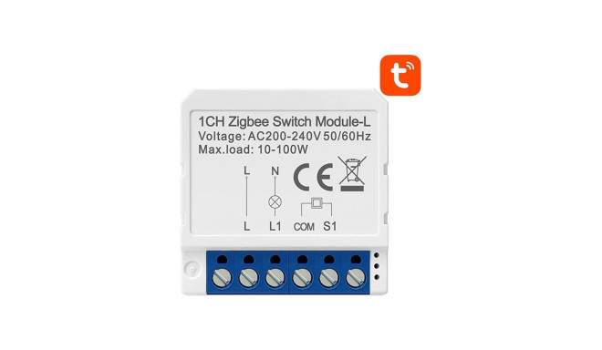 Smart Switch Module ZigBee Avatto LZWSM16-W1 No Neutral TUYA