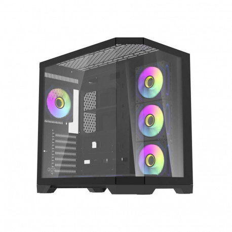 Darflash FT418 PRO computer case + 7 aRGB fans (black)