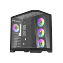 Darflash FT418 PRO computer case + 7 aRGB fans (black)