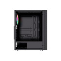 GEMBIRD computer case Fornax 2500 ATX - ARGB backlight black