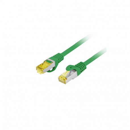 PATCHCORD CAT.6A S/FTP LSZH CU 0.25M GREEN FLUKE PASSED LANBERG