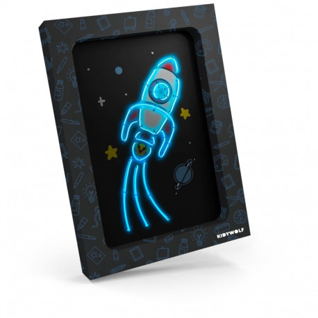 Kidywolf valgustusega seinadekoratsioonide komplekt, 9-osaline