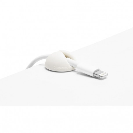 Bluelounge CableDrop Mini 9-st koosnev pakk, valge