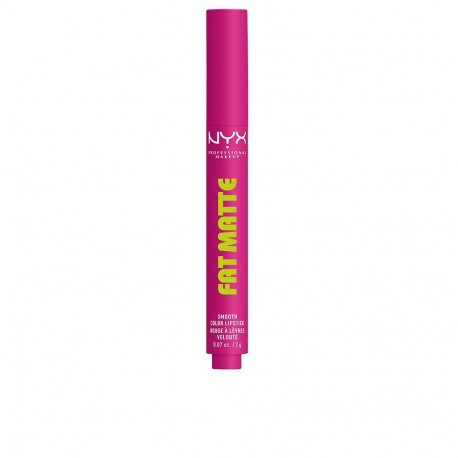 NYX PROFESSIONAL MAKE UP Labial FAT MATTE de color suave #Cozy Whipped 7 gr