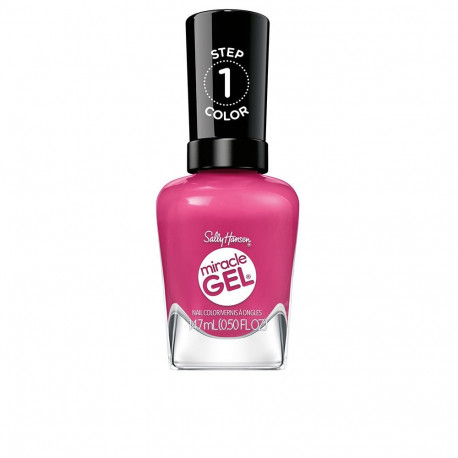 SALLY HANSEN MIRACLE GEL #350-Work Hard Play Pink 15 ml