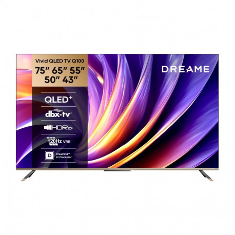 DREAME TV 65 4K Ultra HD 3840 x 2160 pixels 16:9 QLED Black