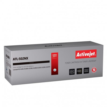 Activejet ATL-502NX Toner (replacement for Lexmark 502X/50F2X00; Supreme; 10.000 pages; black) - new