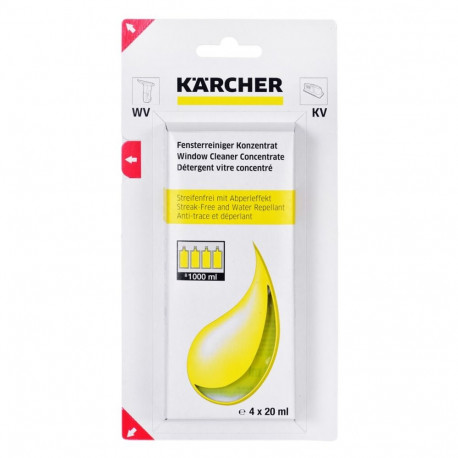 KARCHER klaasipuhastusvahend RM 503 (6.295-302.0) 4x20ml