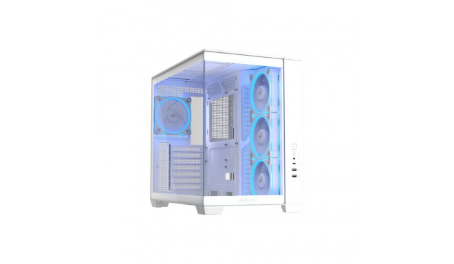 ASUS A32 PLUS ARGB, Tower Case White, Tempered Glass x 2
