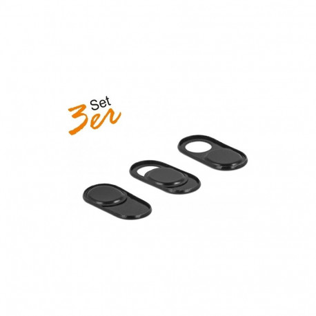 DeLOCK webcam cover, protective cap (black)