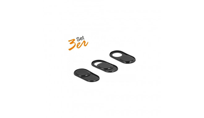 DeLOCK webcam cover, protective cap (black)