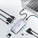 Choetech 9in1 multifunctional USB Type C HUB - 3x USB 3.2 Gen 1 / SD and TF memory card reader / HDM