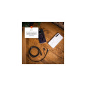 FIXED Braided Cable USB-C/USB-C, Lightning Adapter, 3m, MFi, PD 60W, gray