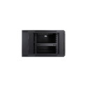 Inter-Tech SMB-6606 6U Wall mounted rack Black