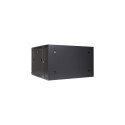 Inter-Tech SMB-6606 6U Wall mounted rack Black
