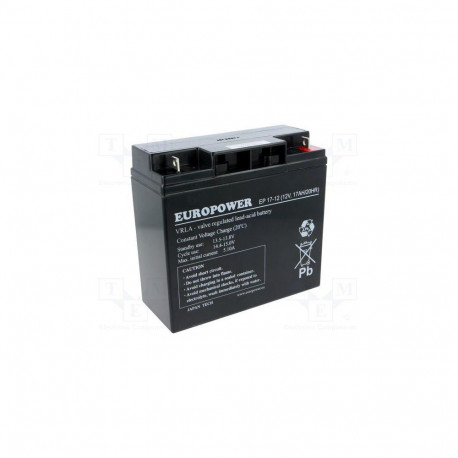 BATTERY 12V 17AH VRLA/EP17-12 EUROPOWER EMU