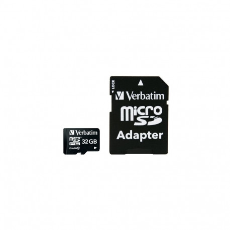 Verbatim mälukaart microSDHC 32GB Class 10 + adapter