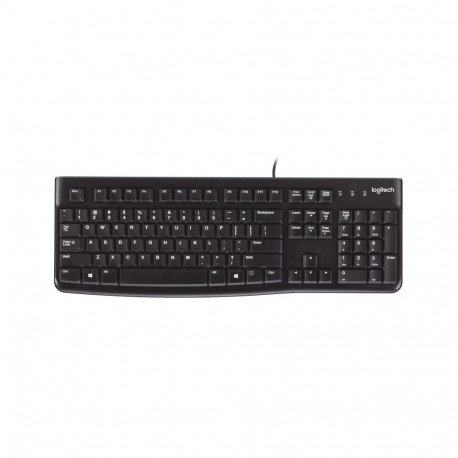 Logitech K120 Wired Keyboard USB-A US Int, Black (SPEC)